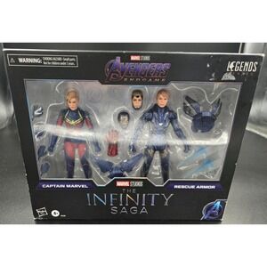 Marvel Legends Captain Marvel Rescue Armor Infinity Saga Figure 2 Pack Avengers
